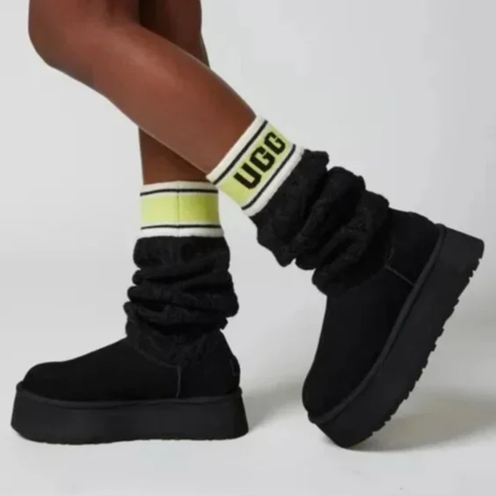 UGG platform sweater boots